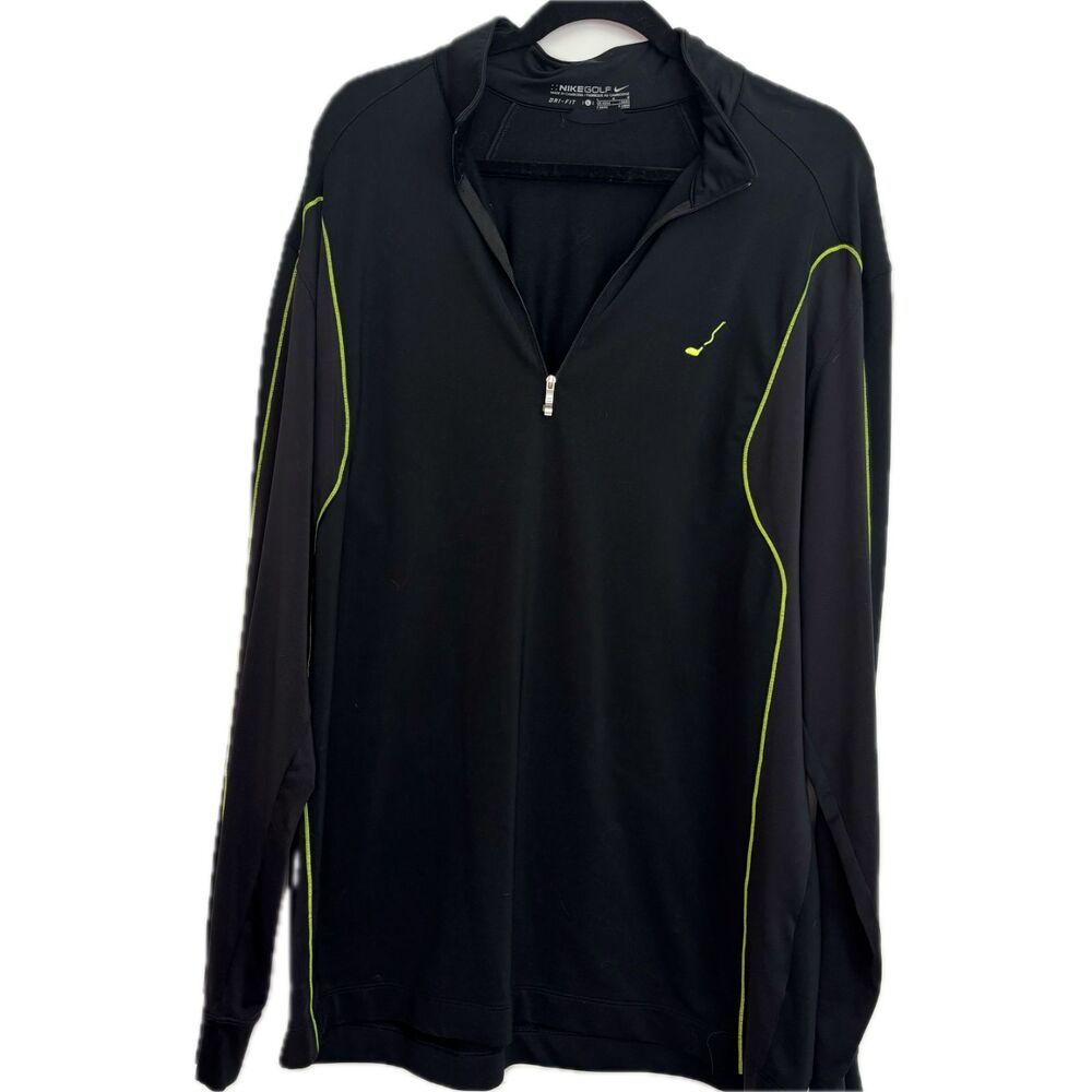 Crooked Stick Golf Club Nike Men's L DriFit Long Sleeve 1/4 Quarter Zip Pullover